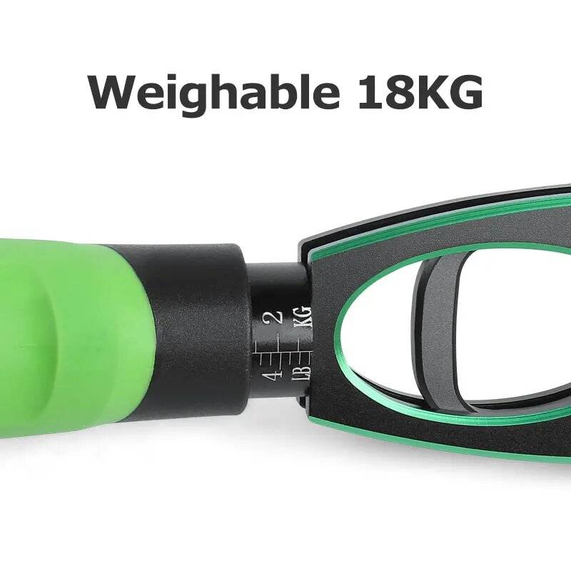 Green - ZANLURE 18 KG Aluminum Alloy Scale Fishing Pliers Grip Comfortable Non-slip Rubber Handle Fi