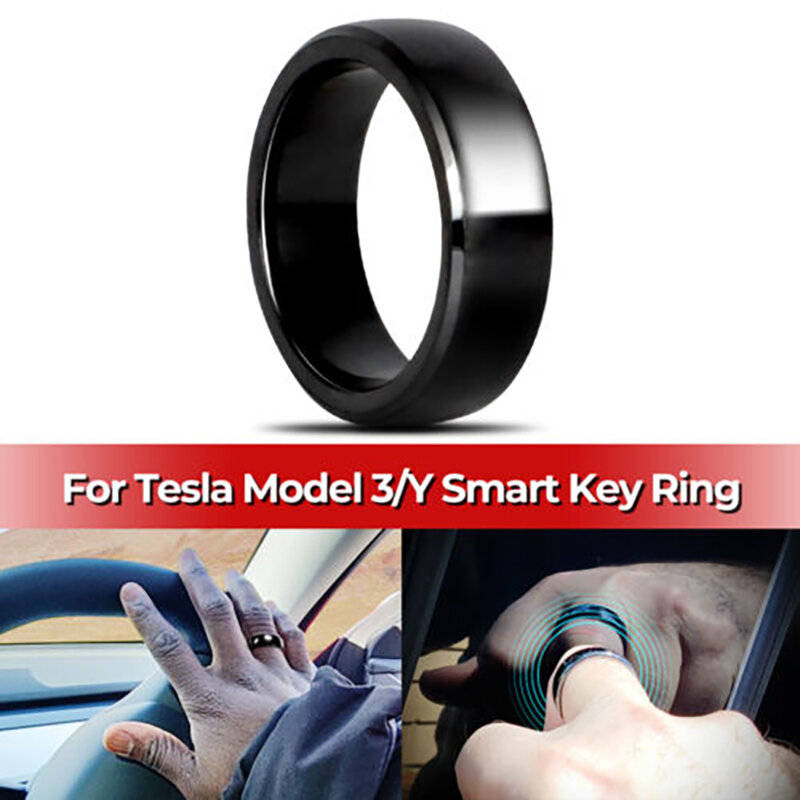 6 - Smart NFC Key Ring For Tesla Model 3 Y S X Key Card Replacement Accessories 2024 Highland