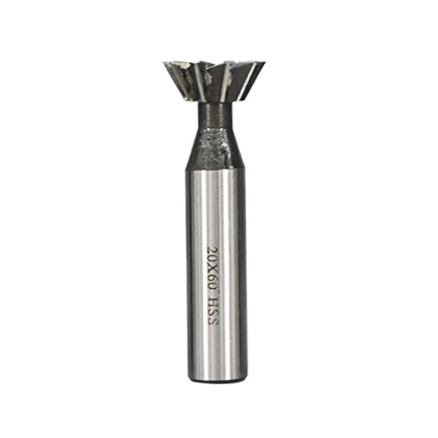 45 - High Speed Steel Dovetail Milling Cutter 10 Blade 10mm Cutting Diameter Tip Angle 45 60 Precisi