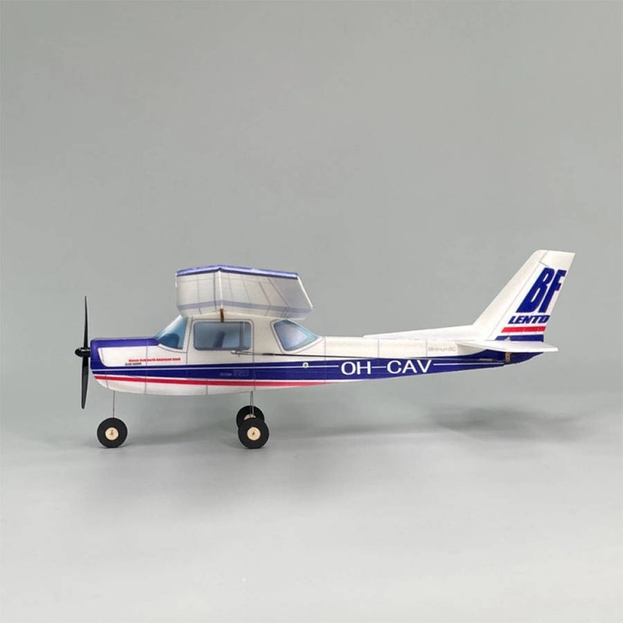 KIT + Motor - MinimumRC Cessna-152 Skyline Blue 360mm Wingspan 2.4GHz 3CH Gyro Stabilization Trainer