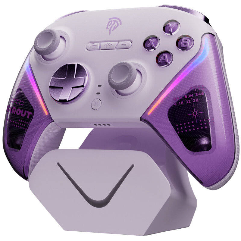 Green - EasySMX D10 Wireless Gamepad bluetooth RGB Controller with TMR Sticks Joystick Hall Effect M