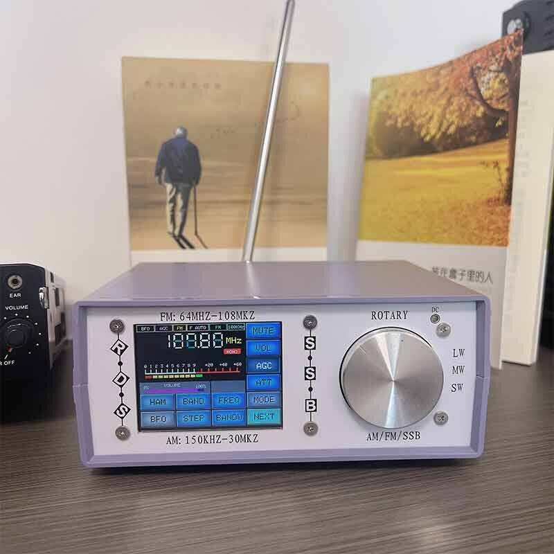 Full Touchscreen Radio Receiver with 2.8 Inch Display SI4732 DSP Decoder FM LW MW SW SSB Wide Freque