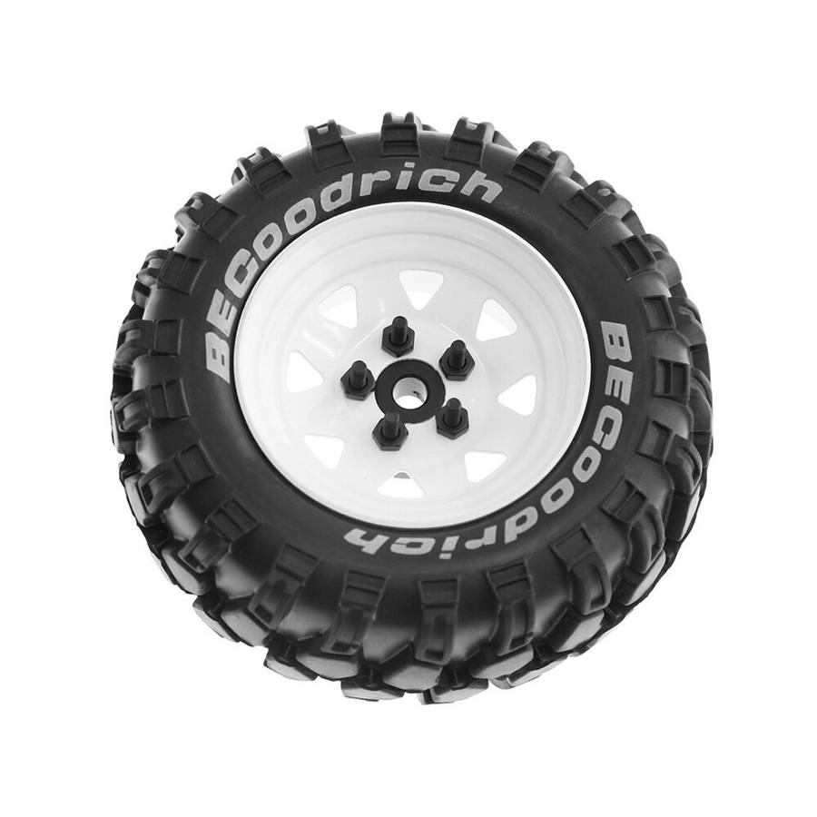 Black - 4PCS Off Road Tires Wheel 1.9 inch for 1/8 RC Racing Crawler Car FMS NT4 SCX10 W136 RC Car P