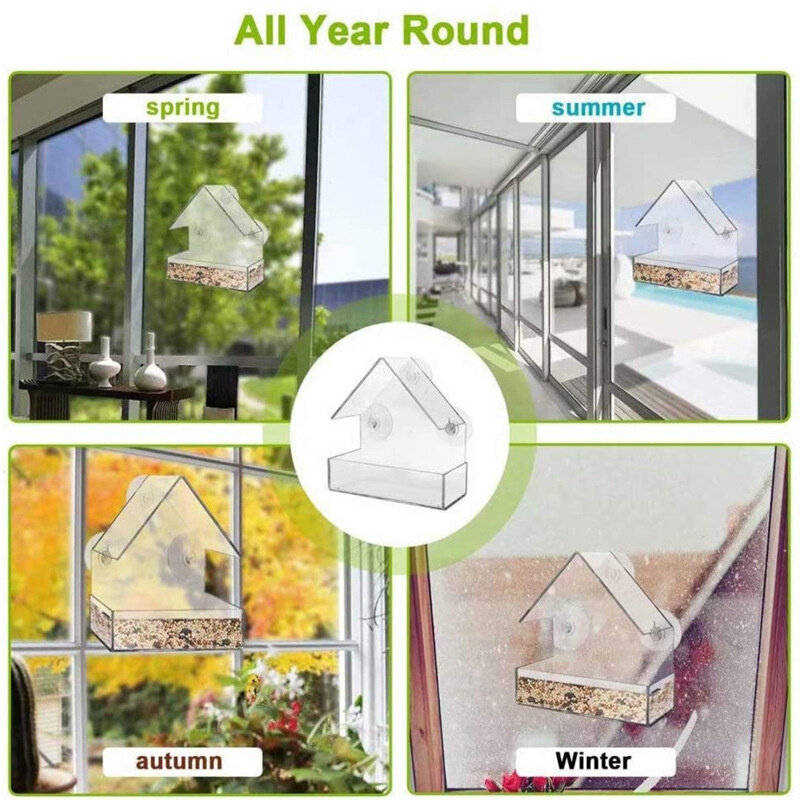 Type A - ZANLURE Smart Identify Bird Feeder Camera 1080P HD Video Recording Outdoor Hanging Real-tim