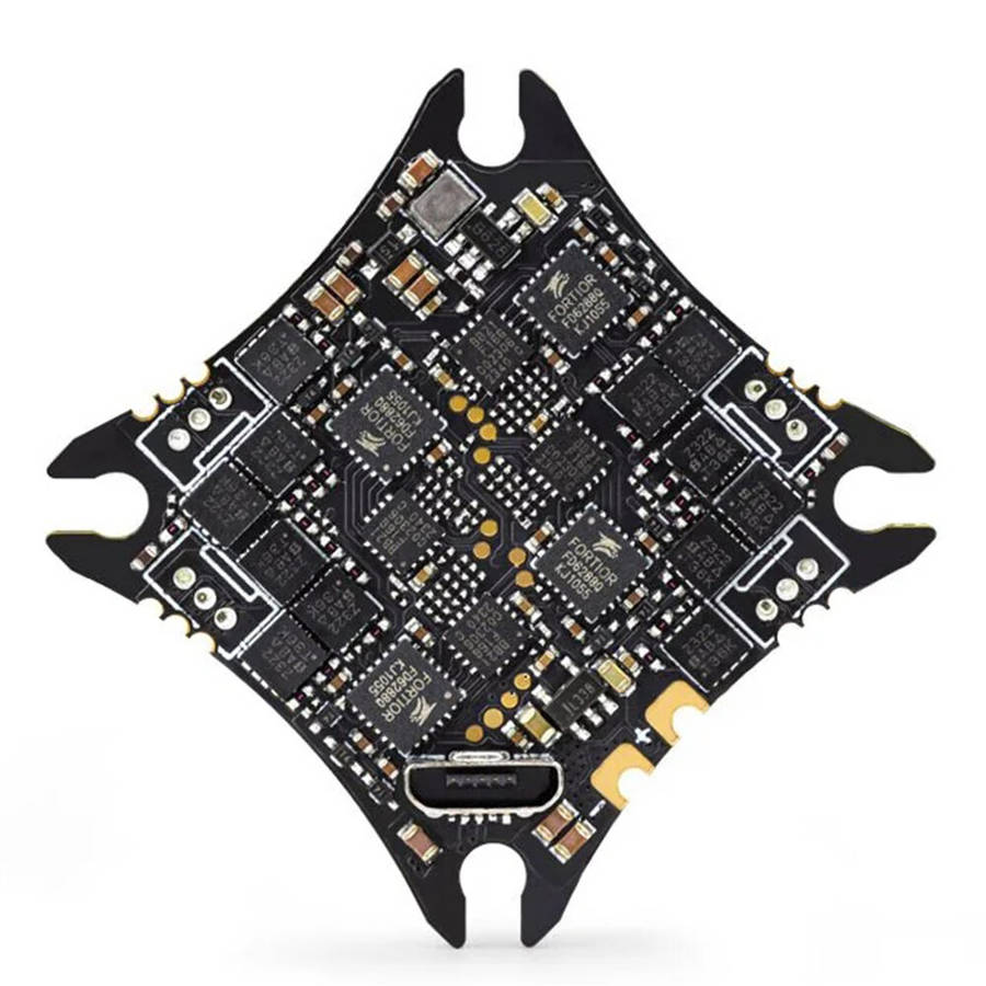 25.5x25.5mm HGLRC SPECTER 15A ELRS AIO Flight Controller with 15A 4in1 ESC UARTS R1 ExpressLRS 2.4G