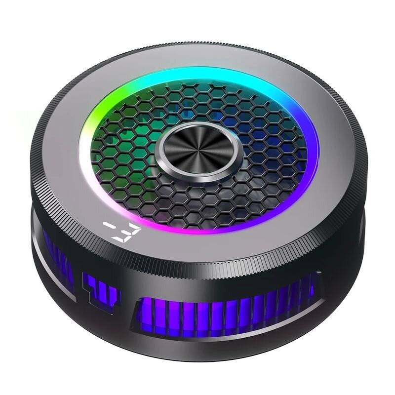 Silver - WEKOME AL19 Magnetic & Back-clip Phone Cooler Semiconductor Refrigeration Cooling Mobile Ph