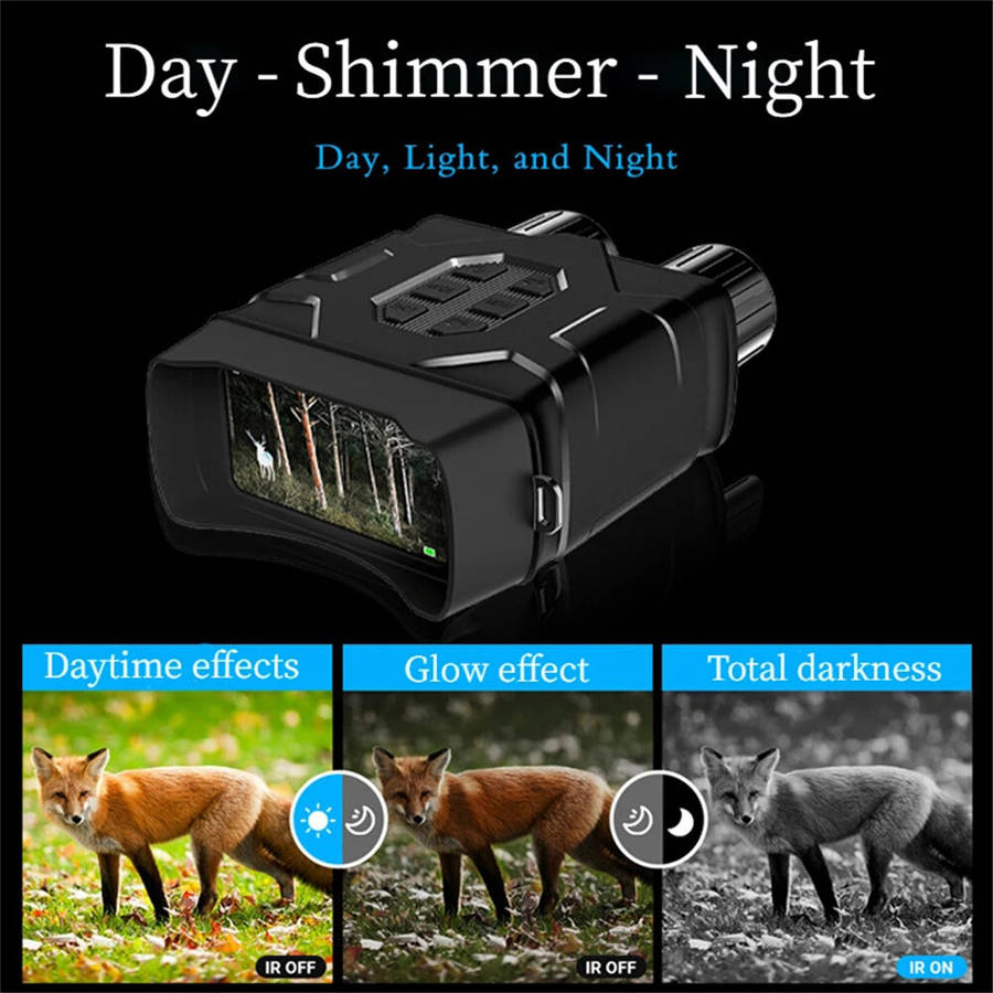 Night Vision Instrument 10X Zoom Night Vision Instrument 4-Inch Large Screen 5K Day And Night Dual B