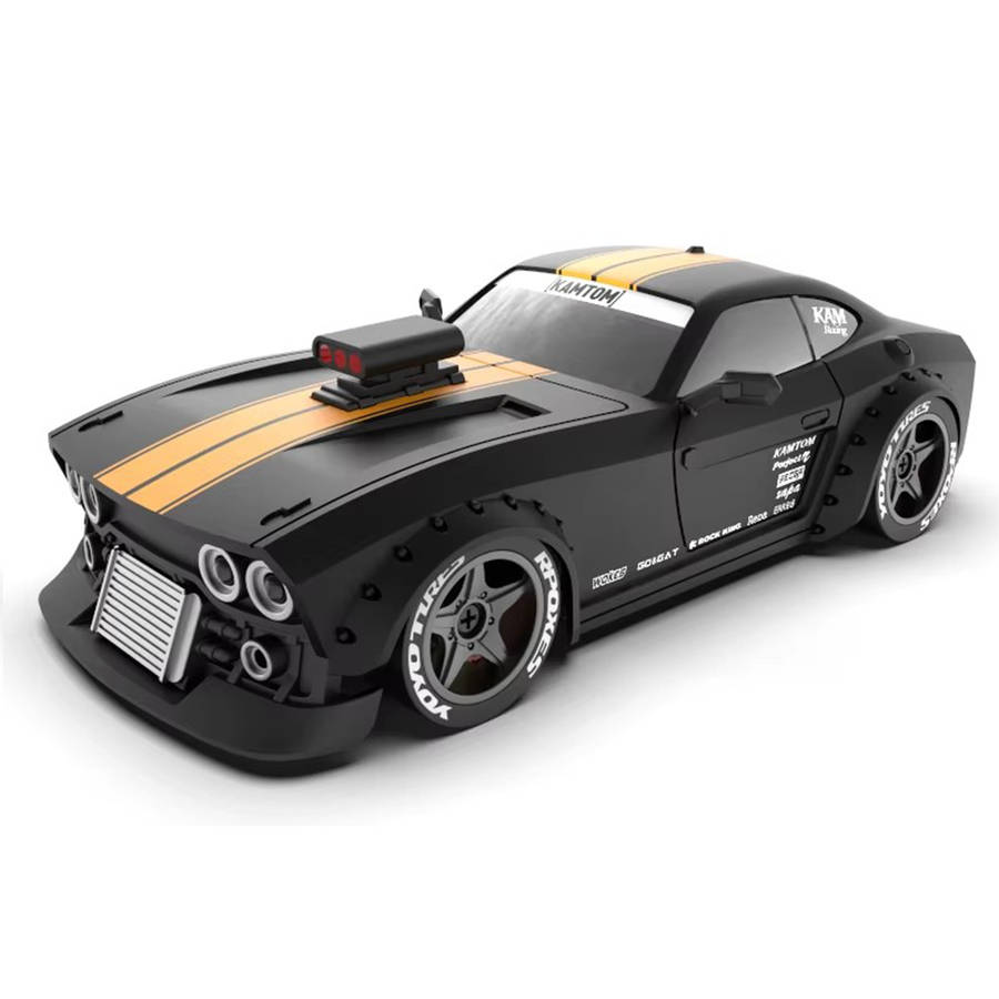 Red - KAMTOM KM3299 RTR 1/32 2.4G 4WD Drift RC Car ESP Gyro Mini Race LED Light High Speed Racing On
