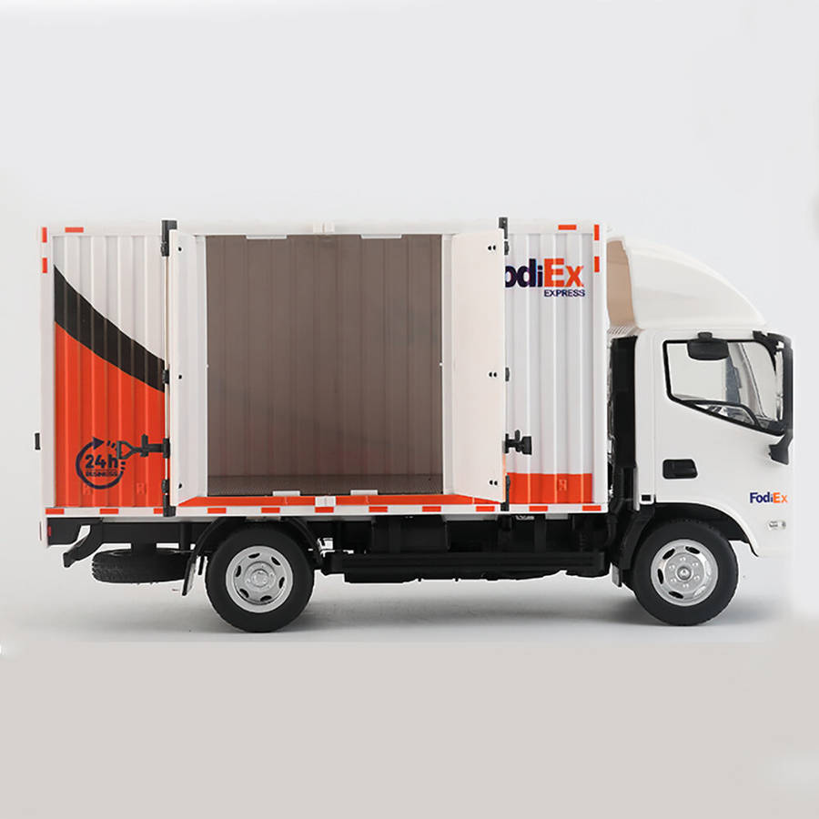 White - HUINA TOYS 524 RC Car Remote Control Express Container Truck Fully Proportional Control Tran