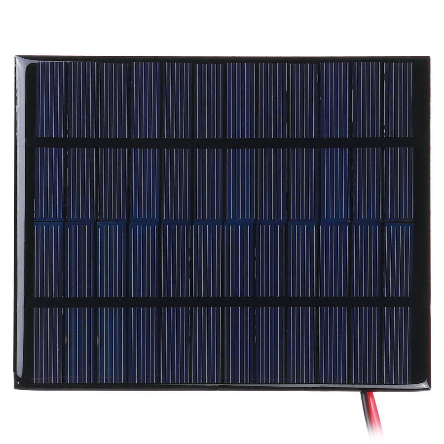 10W Solar Panel with Clips Polycrystalline Silicon Solar Cell IP65 Portable Waterproof Outdoor Campi