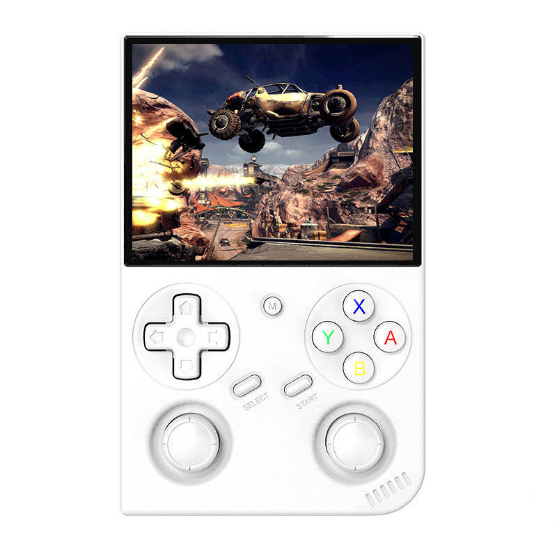 White - [64G]ANBERNIC RG35XX Pro Linux System Handheld Game Console Built-in 4000+ Games 3.5-inch IP