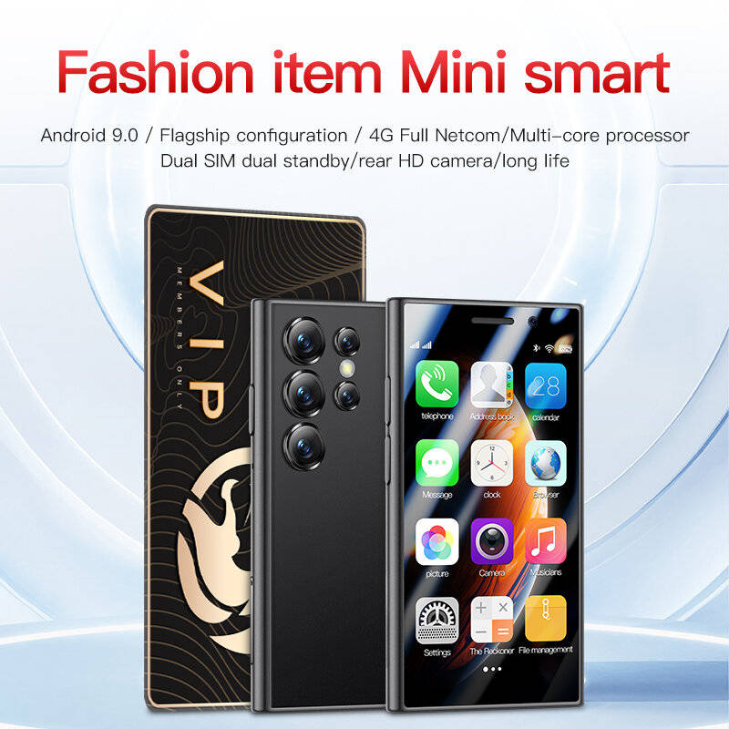 Black - SOYES S23 Pro Mini 3.0-inch Android 9.0 2GB RAM 16GB ROM Dual SIM Card 1950mAh Facial Recogn