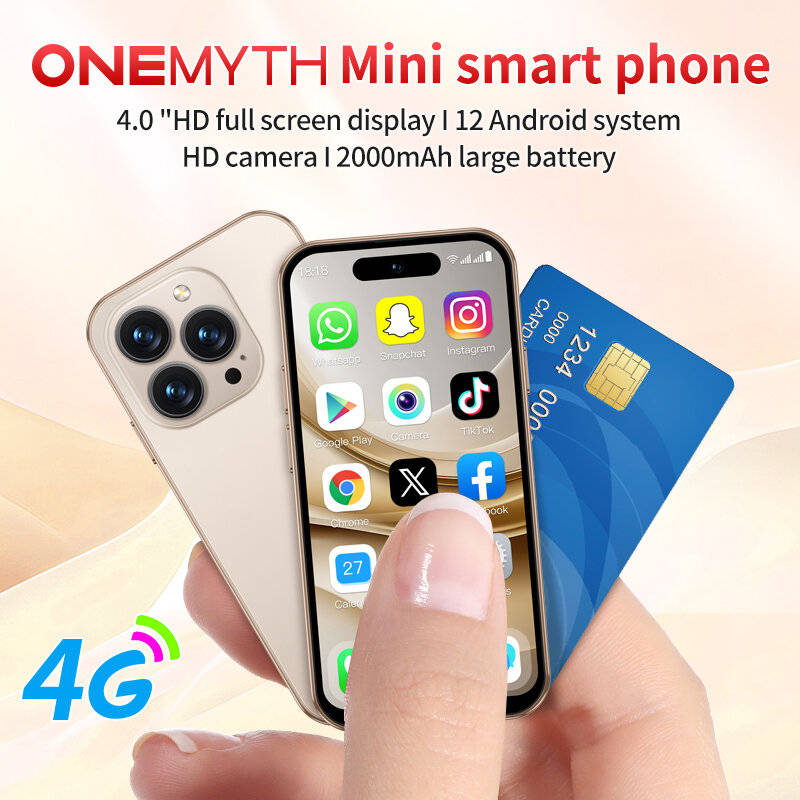2GB 16GB - SOYES M17 Pro Mini 4-inch Android 12.0 2GB+16GB/3GB+64GB Dual SIM Card 2000mAh 5MP HD Cam