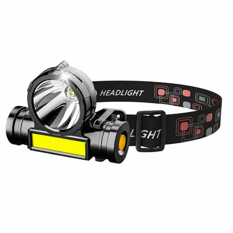 H05B - XMUND Waterproof LED Headlamp Handfree COB Work Light with Magnet USB Headlight Built-in Batt