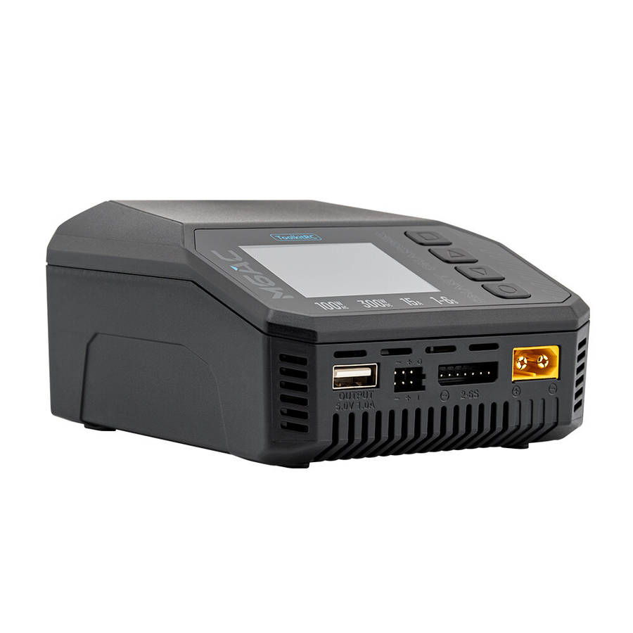 EU Plug - Toolkitrc M6AC AC 100W DC 300W 15A with IPS 2.0 Inch LCD Screen Balance Charger Discharger