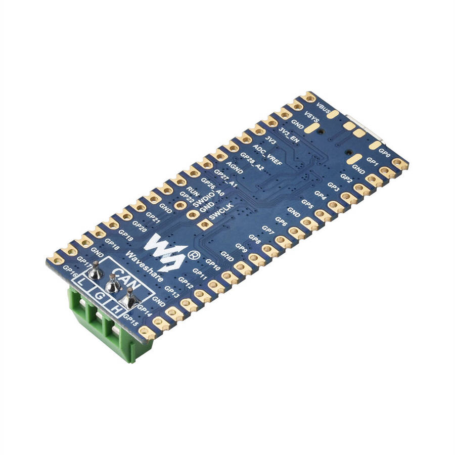Blue - RP2350 CAN Development Board Based On Raspberry Pi RP2350A Dual-core & Dual-architecture Micr