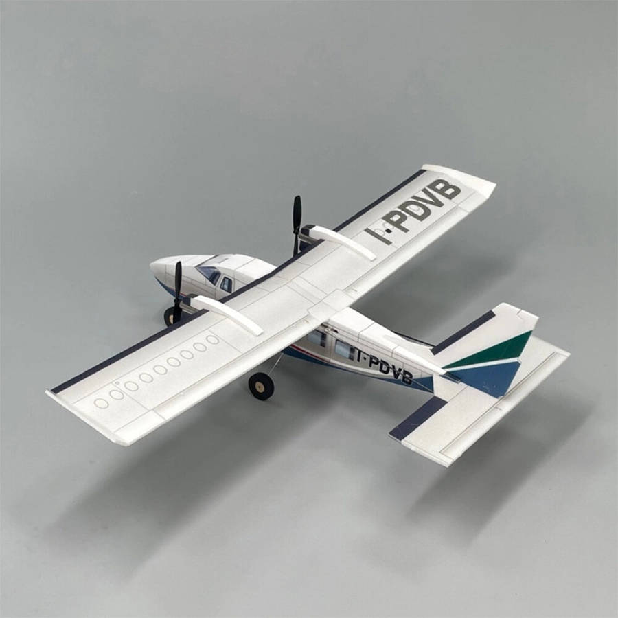 KIT + Motor - MinimumRC Vulcan Air P-68 360mm Wingspan 2.4GHz 4CH Dual Brushed Motor Micro Trainer R