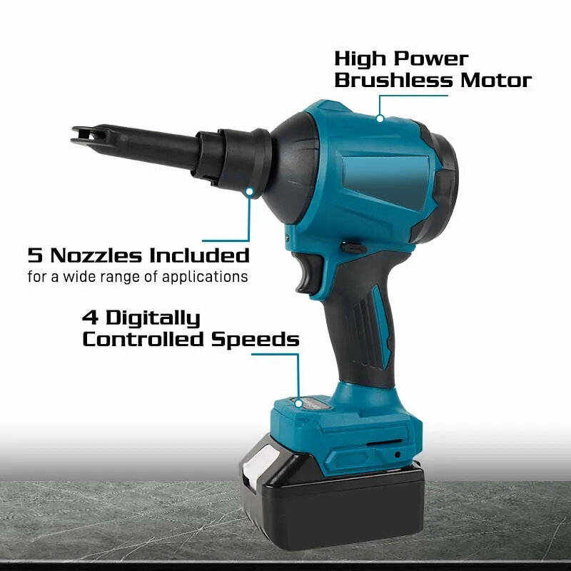 Brushless Electric Air Blower High Efficiency 1.1 m/min 200 m/sec Adjustable Wind Pressure 29.7 kPa