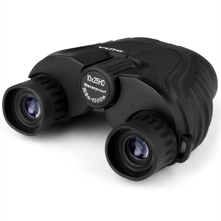 Black - Bijia Portable Little Paul 10x25mm Binoculars High-power HD Low-light Night Vision Concert W