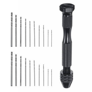 Mini Tiny Microo HSS TwIist Drill Bits Set 0.3-1.6mm Hand DIY Model Craft Tool Kit