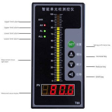 4-20MA Level Sensor Liquid Sensor Water Level Display Instrument / Beam Digital Display Control Inst