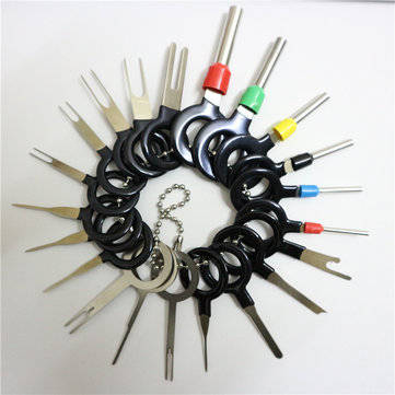 21Pcs/Set Terminal Removal Electrical Wiring Crimp Connector Pin Extractor Kit Automobiles Terminal