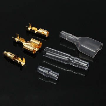 140 Pieces 3.9 mm Male Female Double Motorcycle Car Bullet Connector Terminals