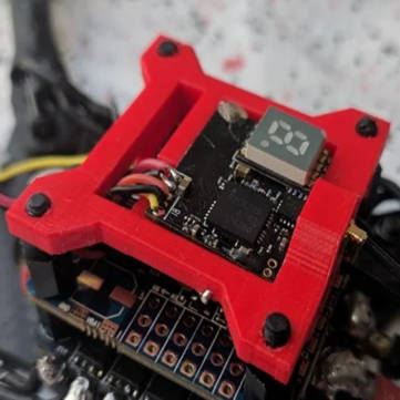 2pcs 30.5X30.5mm URUAV Fixing Seat Mount FPV Transmitter Receiver Mount for Eachine VTX03 +FrSky XSR