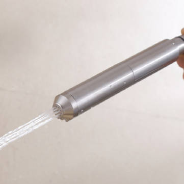 Stainless Steel Bathroom Portable Bidet Sprayer Handheld Showerhead Two Water Modes Ajustable Booste