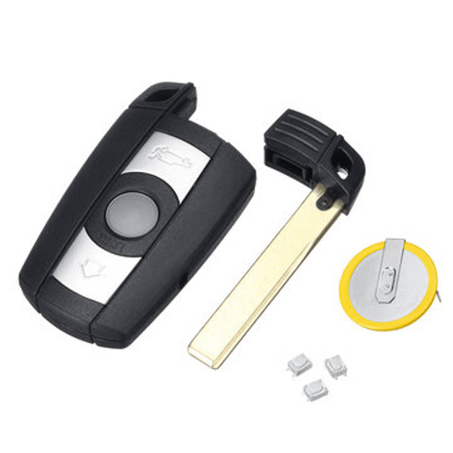 3 Buttons Remote Key Fob With LIR2025 Battery For BMW 323 325 328 335i E90 E92 E93