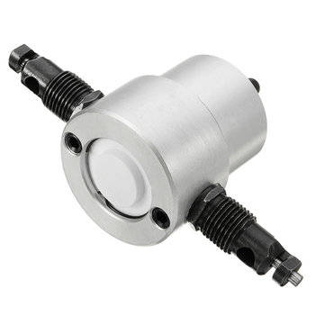 Drillpro YT-160A Double Head Sheet Metal Nibbler Cutter Drill Attachment Metal Sheet Cutter