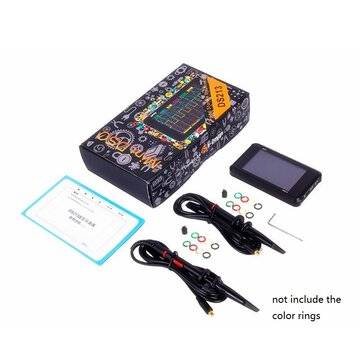 MINI DS213 Digital Storage Oscilloscope Portable 15MHz Bandwidth 100MSa/s Sampling Rate 2 Analog Cha