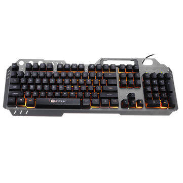 104 Keys Wired Gaming Keyboard RGB/Orange LED Backlight Ergonomic Design Gaming K... (COLOR: ORANGE)