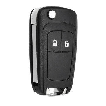 2 Button 433MHz Flip Remote Fob Key ID46 Chip For OPEL VAUXHALL Astra Insignia