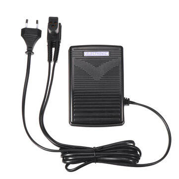 EU/US Plug 3 Prong Sewing Machine Foot Speed Control Pedal For Singer #979314-031 (PLUG: 220VEUPLUG)