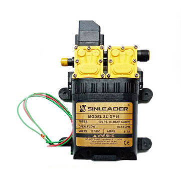 12V 130PSI Double-Core Electric Sprayer Motor Water Pump For Irrigation Car Washing Garden Greening
