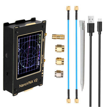 LZNanoVNA V2 50KHz-3GHz Vector Network Analyzer 3.2 Inch Digital Nano VNA Tester MF HF VHF UHF USB L