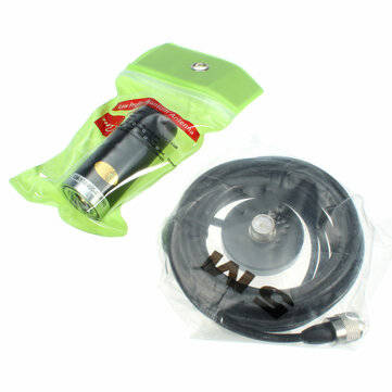 Black UHF 136-174MHz/400-470MHz Radio Antenna UHF with Magnet Mount Base