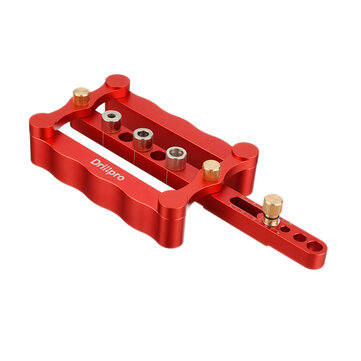 Drillpro Self Centering Dowelling Jig for Metric Dowels 6/8/10mm Precise Punch Locator Drilling Tool