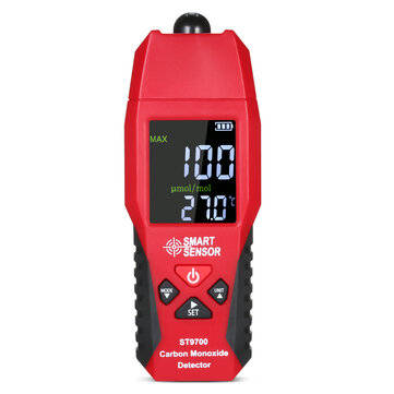 ST9700 Handheld 2 in 1 CO Gas Detector Temperature Meter Carbon Monoxide Analyzer Air Quality Monito