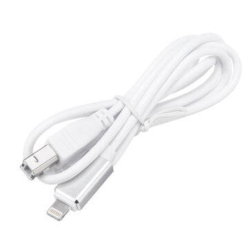DOREMiDi Music MIDI USB To Lightnings To MIDI Type B OTG High Speed Cable For iPhones iPads