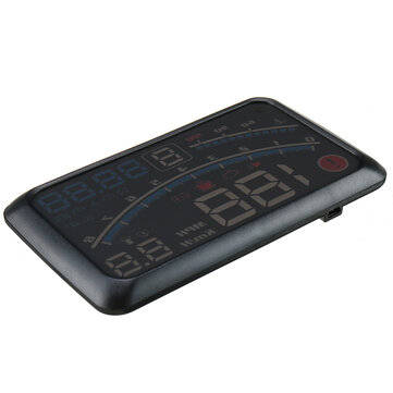 5.5 Inch Car HUD Head Up Display Windshield Projector OBD2 EUOBD Speed RPM Water Temperature Voice A