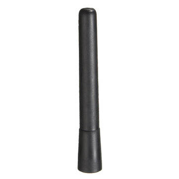 Black Universal Car Antenna Aerial AM/FM Radio Mast Screw Type