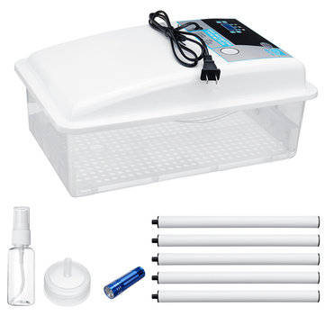 Digital 24 Egg Auto Turning Incubator Chicken Poultry Alarm Hatcher W/ Flashlight  (PLUG: USPLUG)