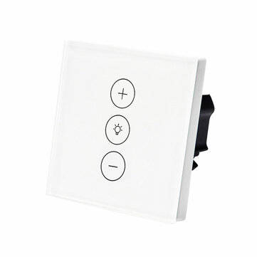 MoesHouse WIFI Smart Wall Touch Light Dimmer Switch Smart Life Tuya APP Remote Cont... (ADAPTOR: EU)