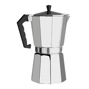 12Cups 600ML Silver Aluminum Moka Pot Octagonal Espresso Coffee Cup Grinder Stove Percolator