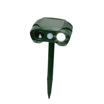 Solar Power Ultrasonic Pest Repeller Cat Dog Animal Repellent Sensor Outdoor Pest Control