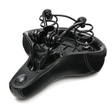 Bicycle Cycling Big Bum Saddle MTB Bike Seat Wide Soft Pad Comfort Road Bike Cushion Mountain Bike S