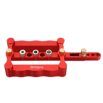 Drillpro Self Centering Dowelling Jig for Metric Dowels 6/8/10mm Precise Punch Locator Drilling Tool