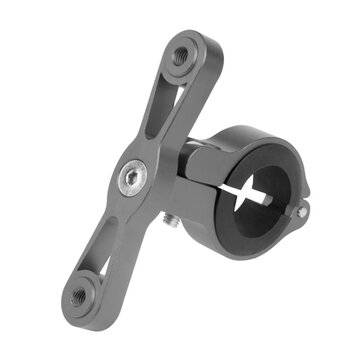 BIKIGHT Bike Bottle Cage Conversion 360 Rotation Water Bottle Holder Mount Conver... (COLOR: GREY)
